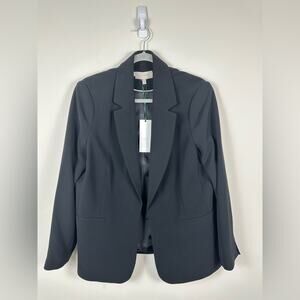 NWT Hobbs Vanessa Suit Jacket Women’s 12 Open Front Black